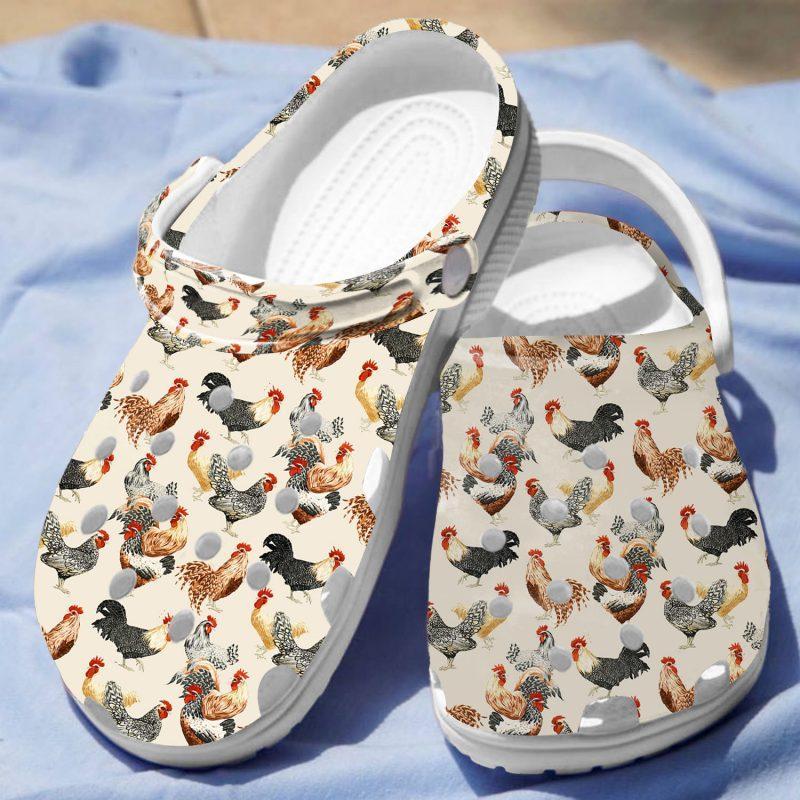 Chicken Breed Collection Slippers - Design by Crocodile