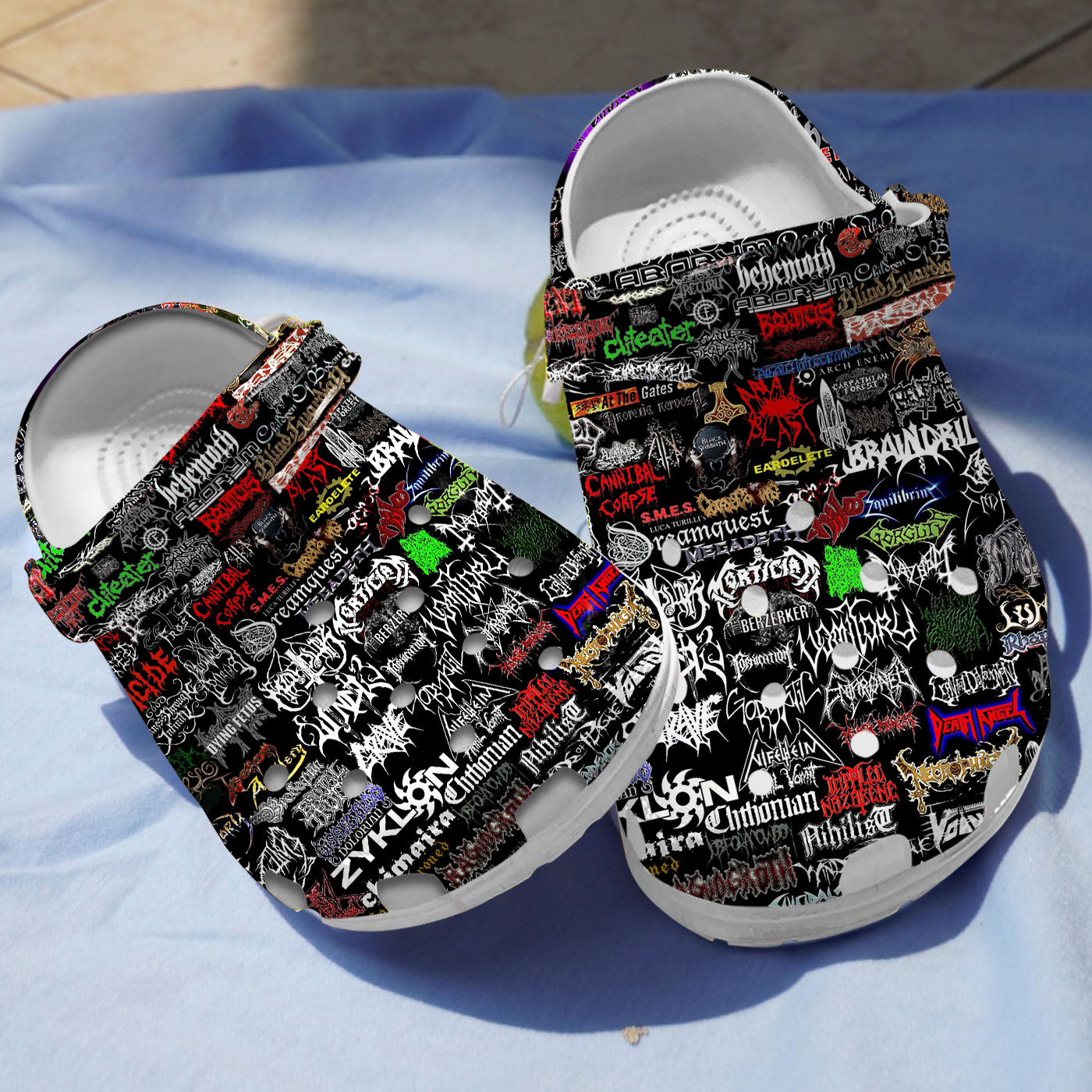 Rock Bands Slippers - Design by Crocodile