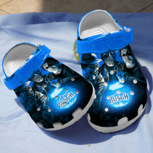 Busch Beer Horror Halloween Villains Clogs