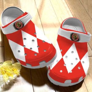 Red Power Rangers Dino Thunder Clogs