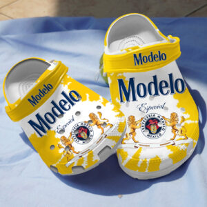 Modelo Beer Yellow Tie Dye Pattern Clogs