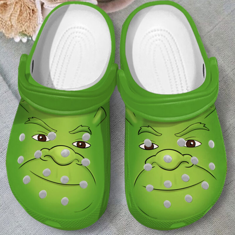 shrek Slippers - Design by Crocodile