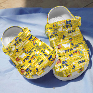 Comfortable Agriculture FFA Yellow Clogs