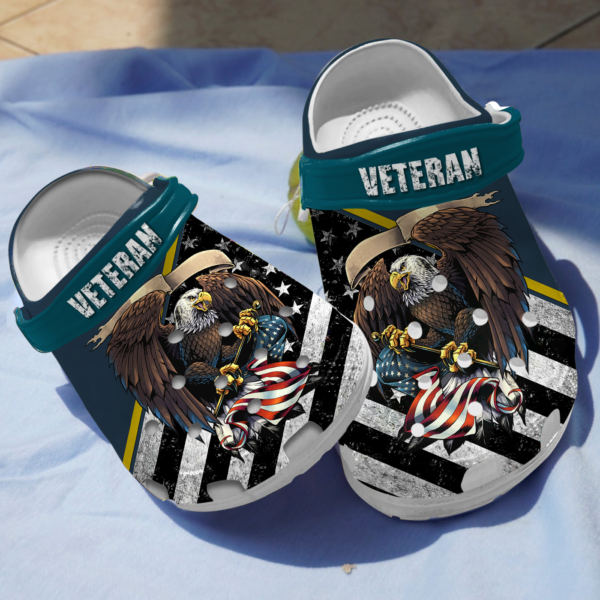 All Gave Some Some Gave All American Veteran Crocs