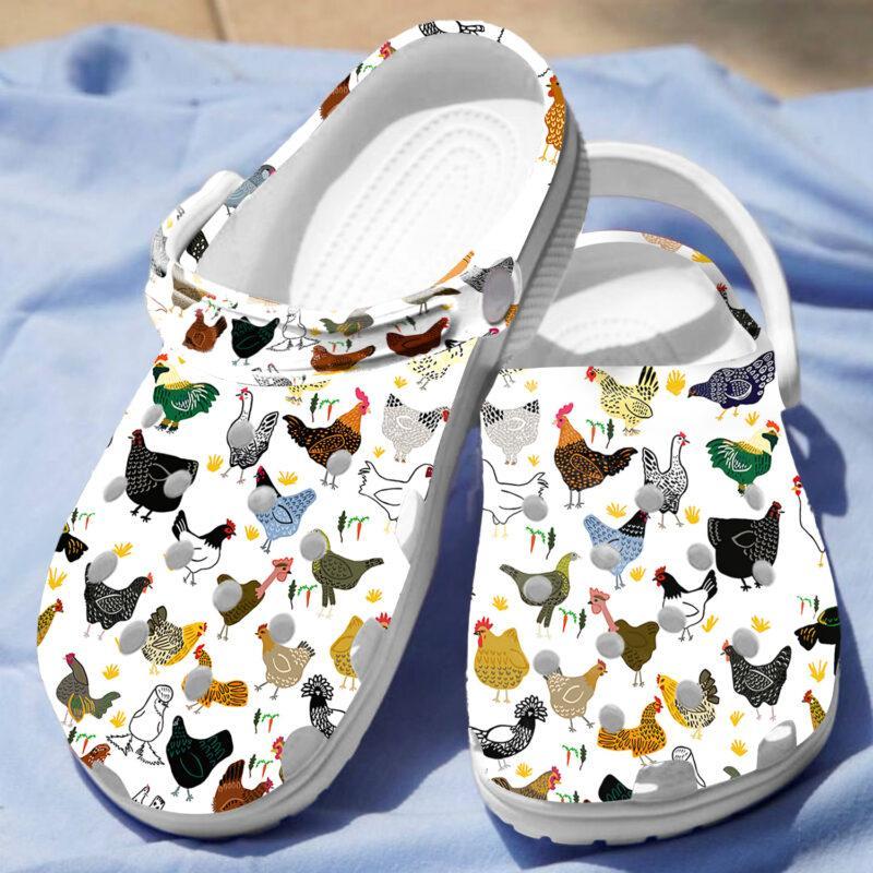 Collection Chicken Slippers - Design by Crocodile