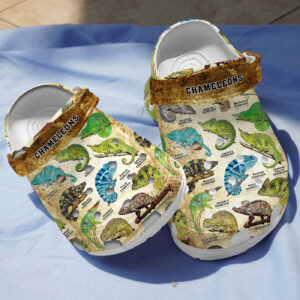 Chameleons Pattern Clogs