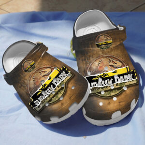 Jurassk Park Brown Clogs