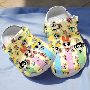 The Powerpuff Girls Cartoon Clogs