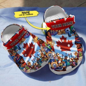 Animals Canada Day Clogs