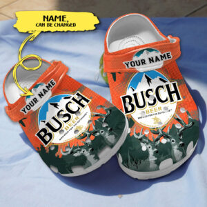 Vintage Busch Beer Classic Clogs