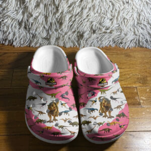 Dinosaur Collection Pink Clogs For Kids Kids