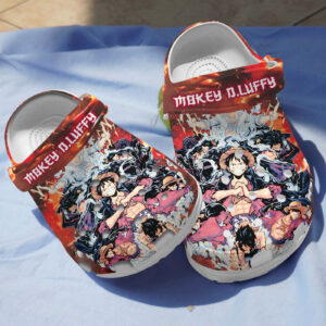 One Piece Monkey D. Luffy Anime Clogs