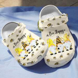 Bee Happy Gnomes Clogs