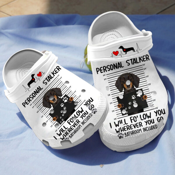 Dachshund Will Follow You Wherever You Go Slippers