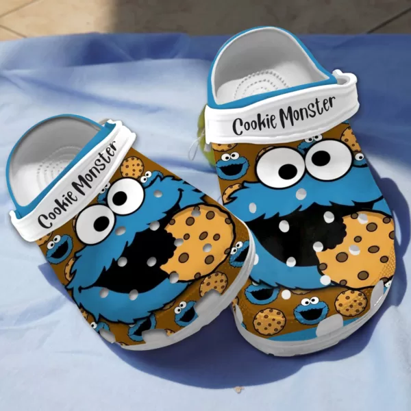 Happy Cookie Monster Slippers