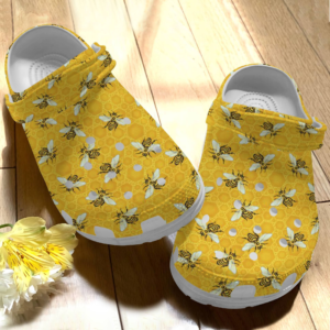 Golden Beehive Clogs