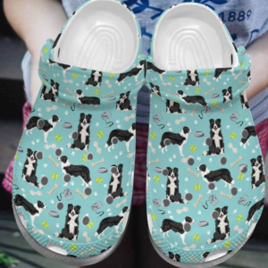 Smart Border Collie Slippers