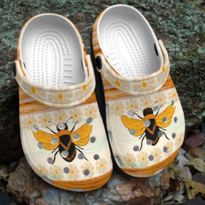 King Bee Floral Pattern Clogs