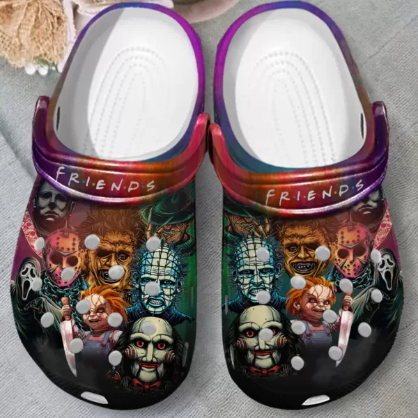 Horror Movie Character FRIENDS Crocs Shoes