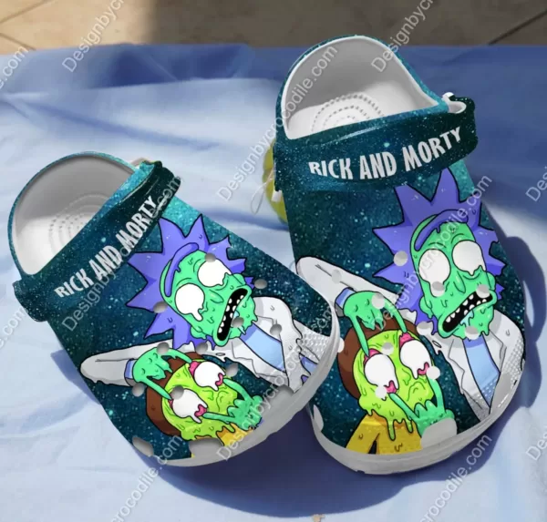 Funny Rick And Morty Clogs Slippers