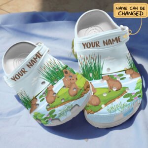 Personalized Capybara 3D Printed Clogs Slippers