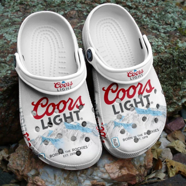 Coors Light Beer Clogs Shoes