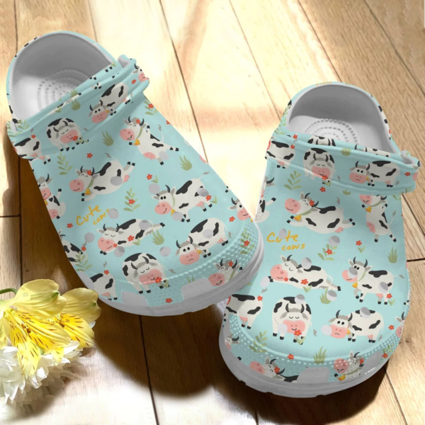 Cute Cow Spring Clogs Shoes