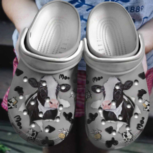 Moo Moo Cow Clogs Shoes