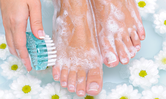 Clean Your Feet Daily