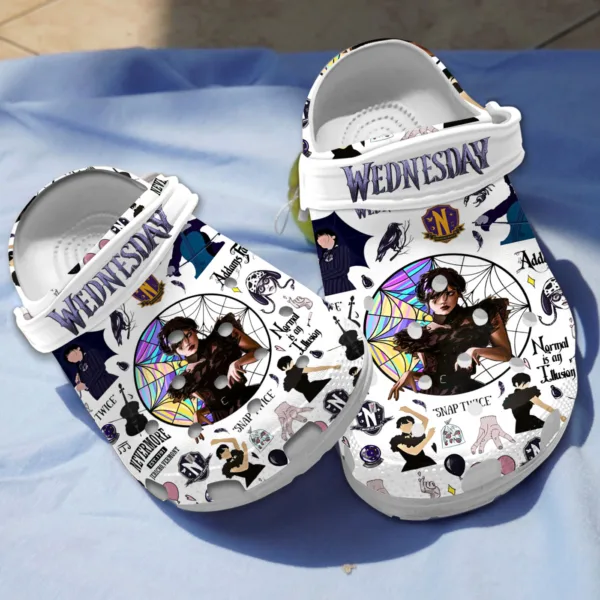 Wednesday Adam Clogs, Movie-inspired Clogs Shoes, Comfortable Clogs For Men & Women