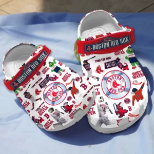 Limited Edition Boston Red Sox Baseball Team Clogs, Sport Clogs For Kids And Adults