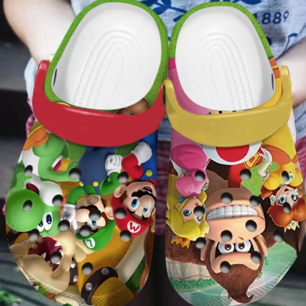 Super Mario Game Crocs