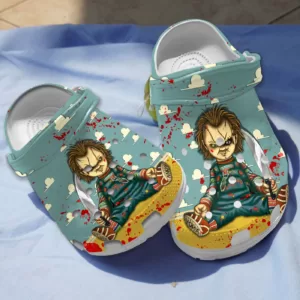 Horror Movie Character Halloween Chucky Clogs