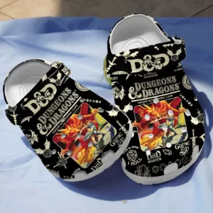 Dungeons & Dragons Black Clogs, Game Clogs For Men