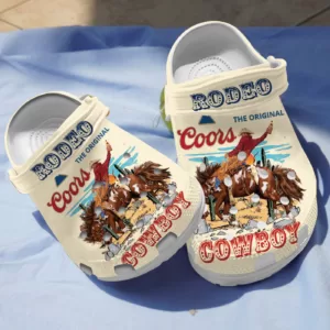 The Original Coors Cowboy Rodeo Clogs, Limited Edition Vintage Vibes Coors Beer Clogs Clogs