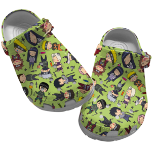 Cute Naruto Characters Anime Slippers, Naruto Unisex Clogs Shoes, Japanese Anime Clog Shoes For Men And Women, Gift For Anime Fans