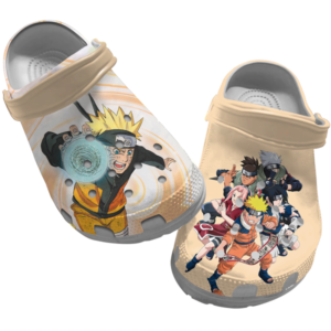 Amazing Naruto Team Slippers, Naruto Unisex Clogs Shoes, Japanese Anime Clog Shoes For Men And Women, Gift For Anime Fans