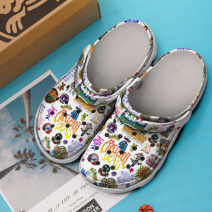 Limited Edition Grateful Dead Music Clogs, Gift For Fans Of Grateful Dead Music Band