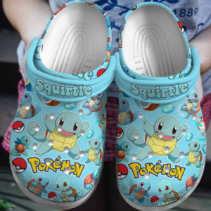 Cute Pokemon Squirtle Anime Clogs