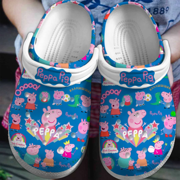 Funny Peppa Pig Clogs, Cartoon Clogs For Kids And Adults