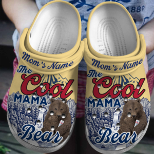 The Cool Mama Bear Clogs Shoes, Coors Light Beer Clogs For Men And Women