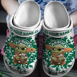 Disney Star Wars Baby Yoda And Starbucks Clogs