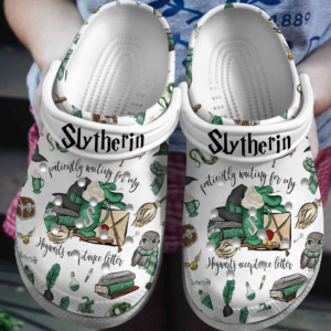 Slytherin House Harry Potter Clogs, Limited Edition Harry Potter Clogs For Kids And Adults