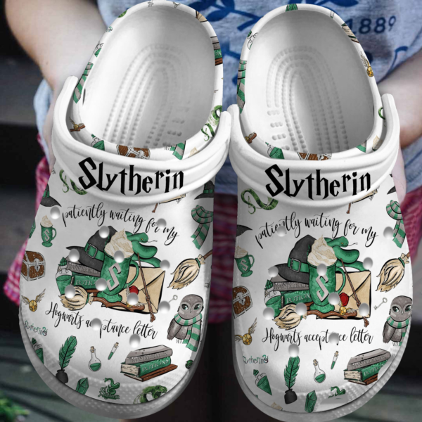 Slytherin House Harry Potter Crocs, Limited Edition Harry Potter Crocs For Kids And Adults