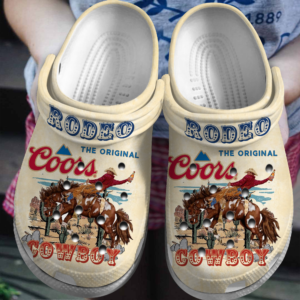 The Original Coors Cowboy Rodeo Clogs, Limited Edition Vintage Vibes Coors Beer Clogs Clogs