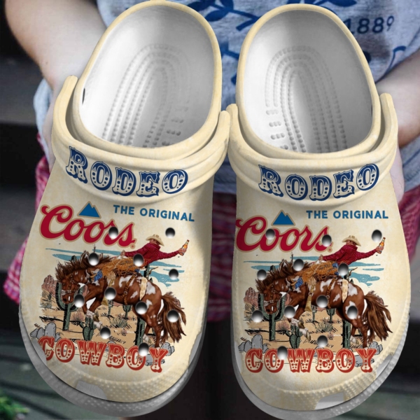 The Original Coors Cowboy Rodeo Clogs, Limited Edition Vintage Vibes Coors Beer Clogs Clogs