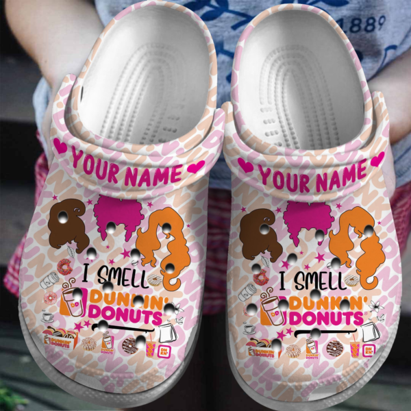 I Smell Dunkin Donuts Clogs, Hocus Pocus Halloween Clogs For Kids And Adults