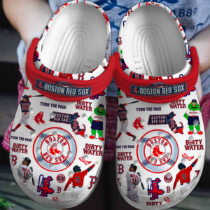 Limited Edition Boston Red Sox Baseball Team Clogs, Sport Clogs For Kids And Adults