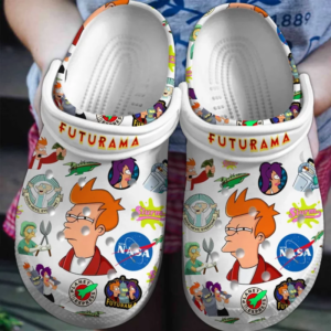 Futurama American Animated Sitcom Clogs For Kids And Adults