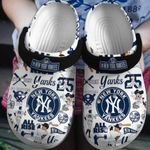 Love New York Yankees Baseball Team Clogs For Kids And Adults